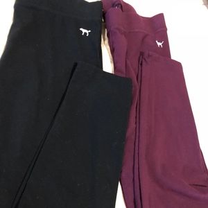 PINK leggings Size L   Lot of 2